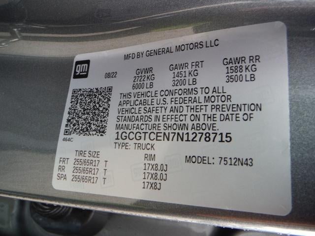 2022 Chevrolet Colorado LT