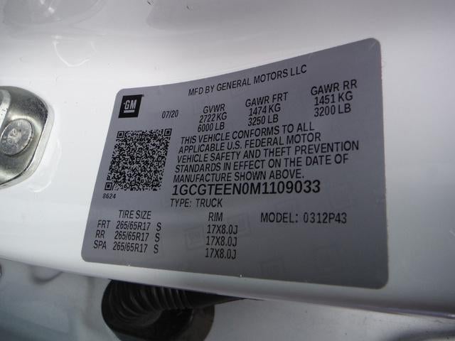 2021 Chevrolet Colorado 4WD ZR2