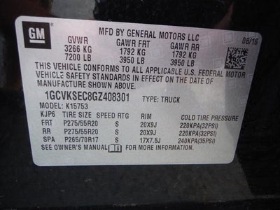 2016 Chevrolet Silverado 1500 LTZ