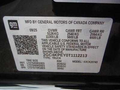 2026 Chevrolet Silverado 2500 HD LTZ