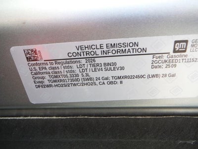 2026 Chevrolet Silverado 1500 RST