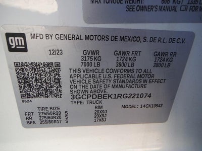 2024 Chevrolet Silverado 1500 Custom