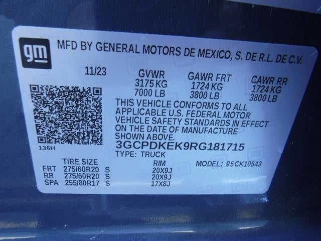 2024 Chevrolet Silverado 1500 LT (2FL)