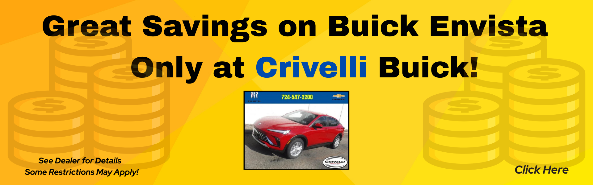 Buick Envista Savings banner March 2026