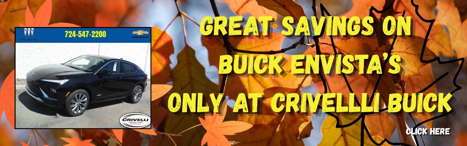 Buick Envista Savings banner Oct 2026